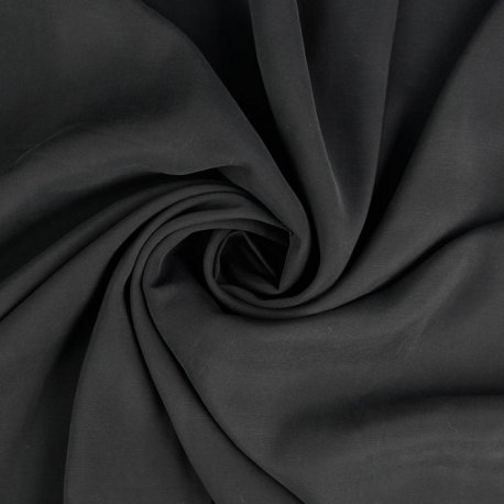 Viscose Uni Sandwashed 203294 Zwart 5001
