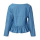 Burda 5856 Blouses van katoen, Viscose, Crepe, Stofmenging