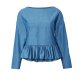 Burda 5856 Blouses van katoen, Viscose, Crepe, Stofmenging
