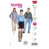 Burda 5858 Pulli Pullover tricot, Jersey, Jogging, gebreid
