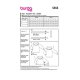 Burda 5858 Pulli Pullover tricot, Jersey, Jogging, gebreid