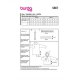 Burda 5867 Pulli Pullover tricot, Jersey, Jogging, gebreid