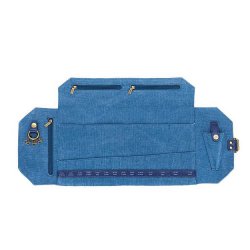 Della Q Canvas naaldenetui 20,3x19x2,5cm indigo 22262