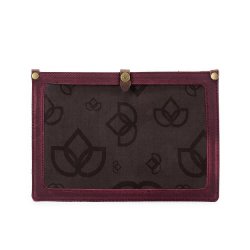 Della Q Canvas patroonhouder 22,9x17,8x1,2cm rood 99891