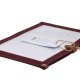 Della Q Canvas patroonhouder 22,9x17,8x1,2cm rood 99891