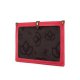 Della Q Canvas patroonhouder 22,9x17,8x1,2cm rood 99891