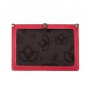 Della Q Canvas patroonhouder 22,9x17,8x1,2cm zalm 99892