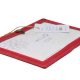 Della Q Canvas patroonhouder 22,9x17,8x1,2cm zalm 99892