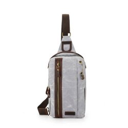 Della Q Mini messenger tas 20,3x35,6x10,2cm grijs 22233