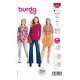 Burda 5876 T-Shirts van Jersey, Punta, Lycra