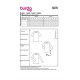 Burda 5876 T-Shirts van Jersey, Punta, Lycra