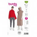 Burda 5880 Shirts Pulli van jersey, gebreid.