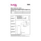 Burda 55880 Shirts Pulli van jersey, gebreid.