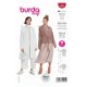 Burda 5883 Mantel en Vest van jersey, gebreid.