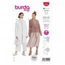 Burda 5883 Mantel en Vest van jersey, gebreid.