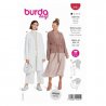 Burda 5883 Mantel en Vest van jersey, gebreid.