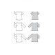 Burda 5961 Blouses van katoen, linnen, viscose, crepe of stofmenging
