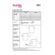 Burda 5961 Blouses van katoen, linnen, viscose, crepe of stofmenging