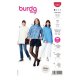 Burda 5963 Trui van Jogging, Jersey, Fleece, Punta