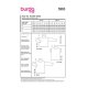 Burda 5963 Trui van Jogging, Jersey, Fleece, Punta