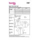 Burda 5997 Blouse van katoen, crepe, viscose