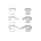 Burda 6028 Shirts van Jersey, Punta, Lycra
