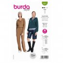 Burda 5871 Jumpsuit en shirt van Jersey, Jogging