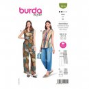 Burda 5914 Jumpsuit en Blouse van katoen, Viscose, Crepe