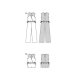 Burda 5914 Jumpsuit en Blouse van katoen, Viscose, Crepe