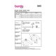 Burda 5862 Blouses van katoen, crepe, stofmenging