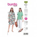 Burda 6026 Jurk en Blouse van katoen, crepe, viscose, poplin