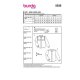 Burda 5919 Blouses Satijn, poplin, flanel, batist