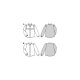 Burda 5919 Blouses Satijn, poplin, flanel, batist