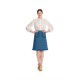 Burda 5930 Rok van Wol, Tweed, Boucle