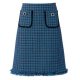 Burda 5930 Rok van Wol, Tweed, Boucle