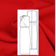Stof voor jurk model 14 uit Knipmode december 2023 PUNTA DI ROMA STOF BEDRUKT RUITEN PN-0204106