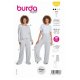 Burda 5853 Homewear van Jersey, Jogging, Fleece
