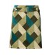 Burda 5868 Rokken van Katoen, stofmenging, Wol