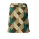 Burda 5868 Rokken van Katoen, stofmenging, Wol