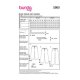 Burda 5960 Broeken van Katoen, Stofmenging, Jogging of Jersey