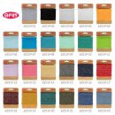 5x Opry boord en manchetten elastisch 6,5cm - 1,1m met lurex