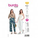 Burda 5902 Broeken van Gabardine, Poplin, Linnen