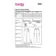 Burda 5902 Broeken van Gabardine, Poplin, Linnen