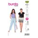 Burda 6015 Broeken van Gabardine, Poplin, Stofmening, Jeans