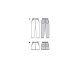 Burda 6015 Broeken van Gabardine, Poplin, Stofmening, Jeans