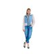 Burda 5855 jas en mantel van Wol, stofmenging, Jeans, Borg