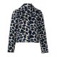 Burda 5855 jas en mantel van Wol, stofmenging, Jeans, Borg