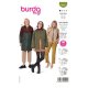 Burda 5941 jas en mantel van Wol, stofmenging, cord, Stepper