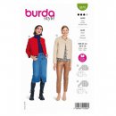 Burda 5870 Jas van Wol, Tweed, Boucle, stofmenging