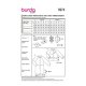 Burda 5974 jas en Mantel van Wol, stofmenging,
